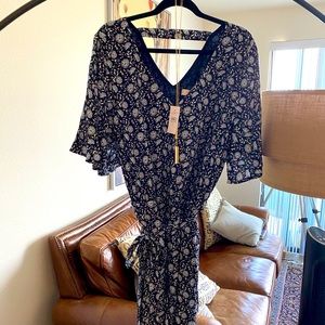 Ann Taylor Loft flutter-sleeve romper